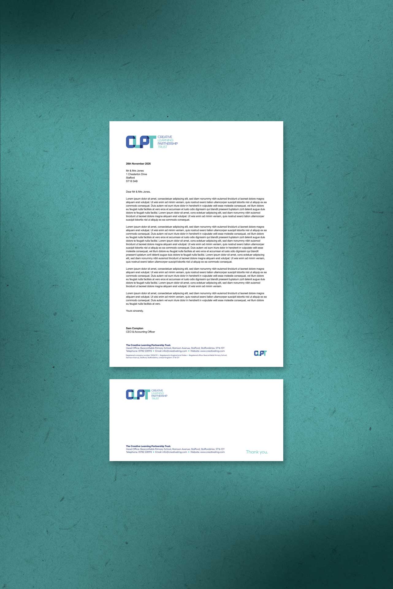 Stationery for CLPT